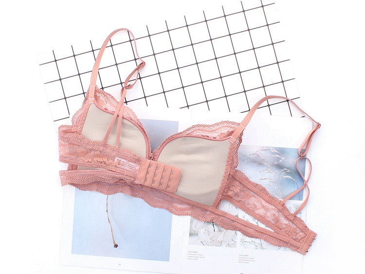 【即納】Push-Up love Pink bra set(12)