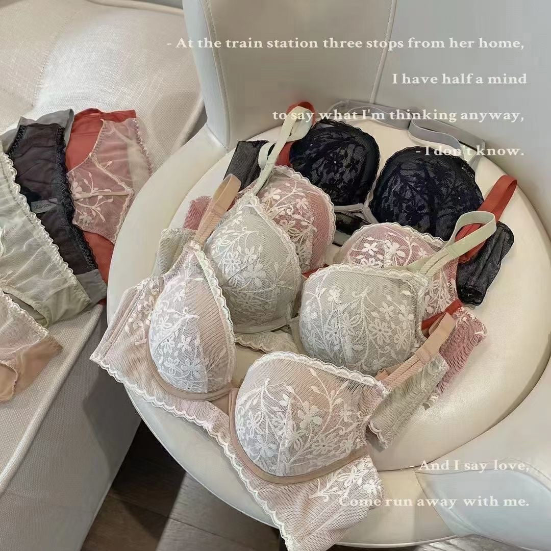 【即納】PUSH-UP OTONA green bra set(1)