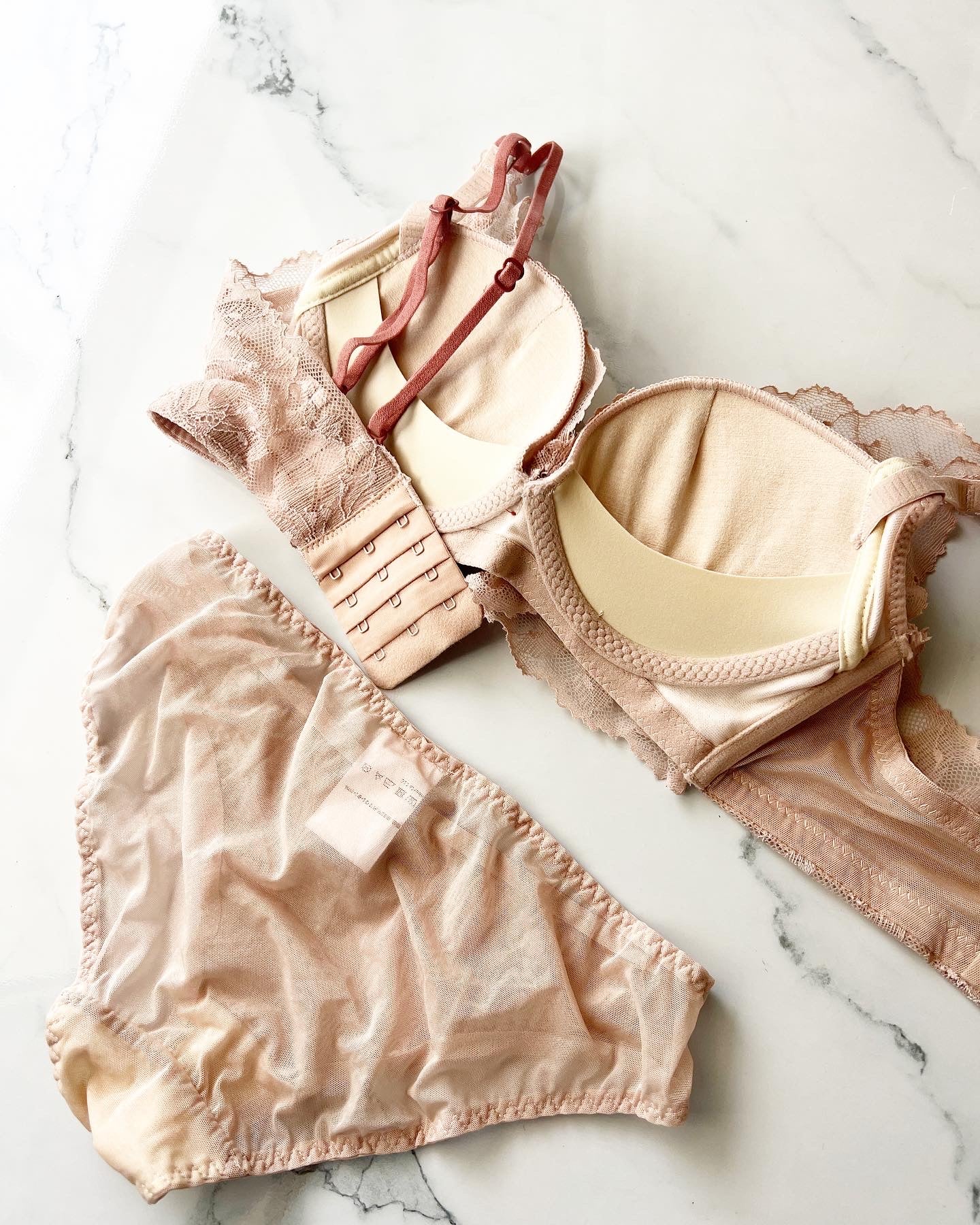 【即納】PUSH-UP pink bra set(3)