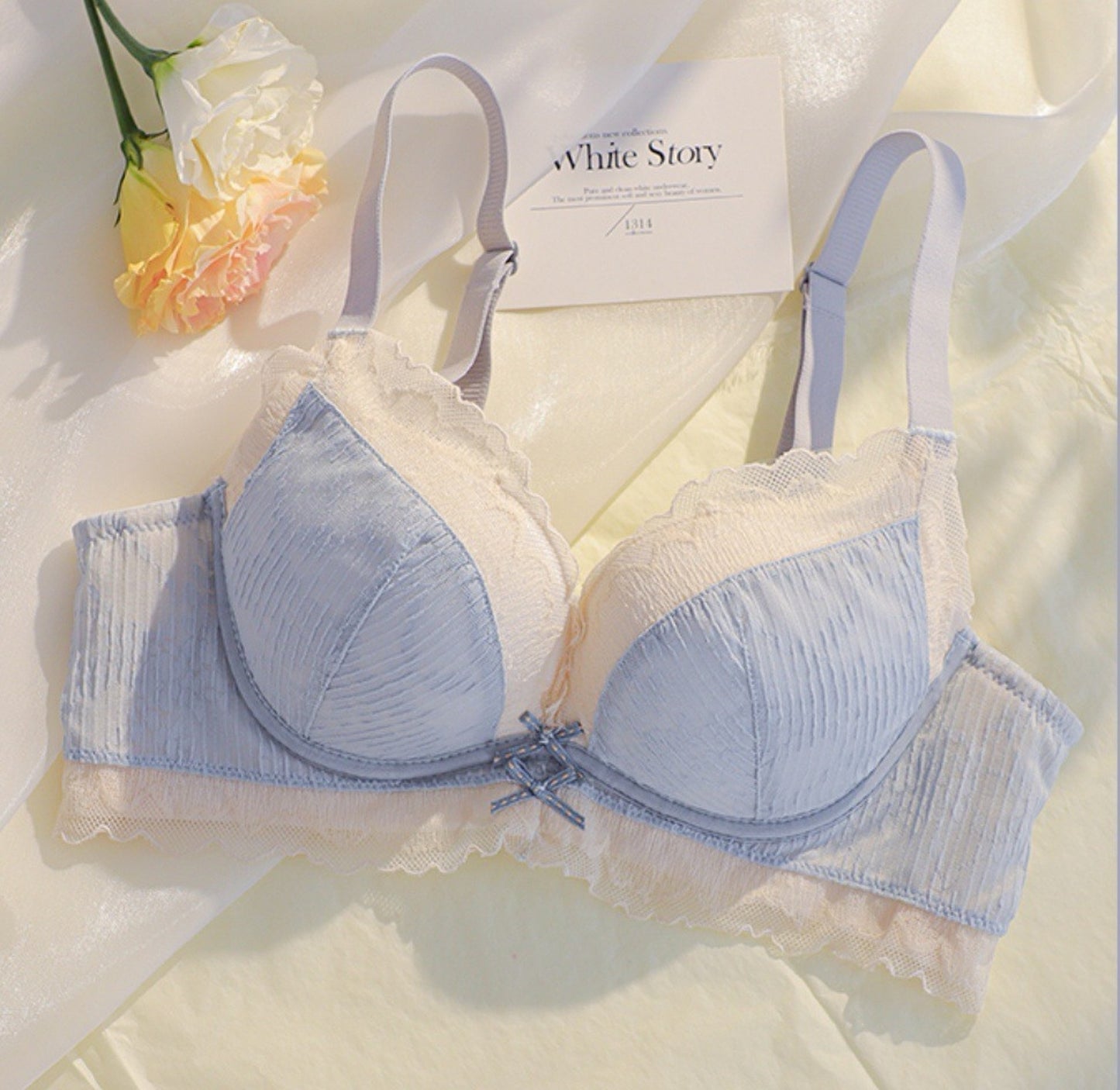 【即納】petit Blue bra set(7)