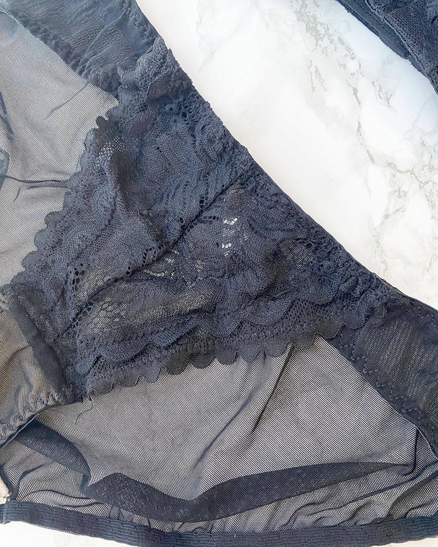 【即納】Black lace bra set(12)