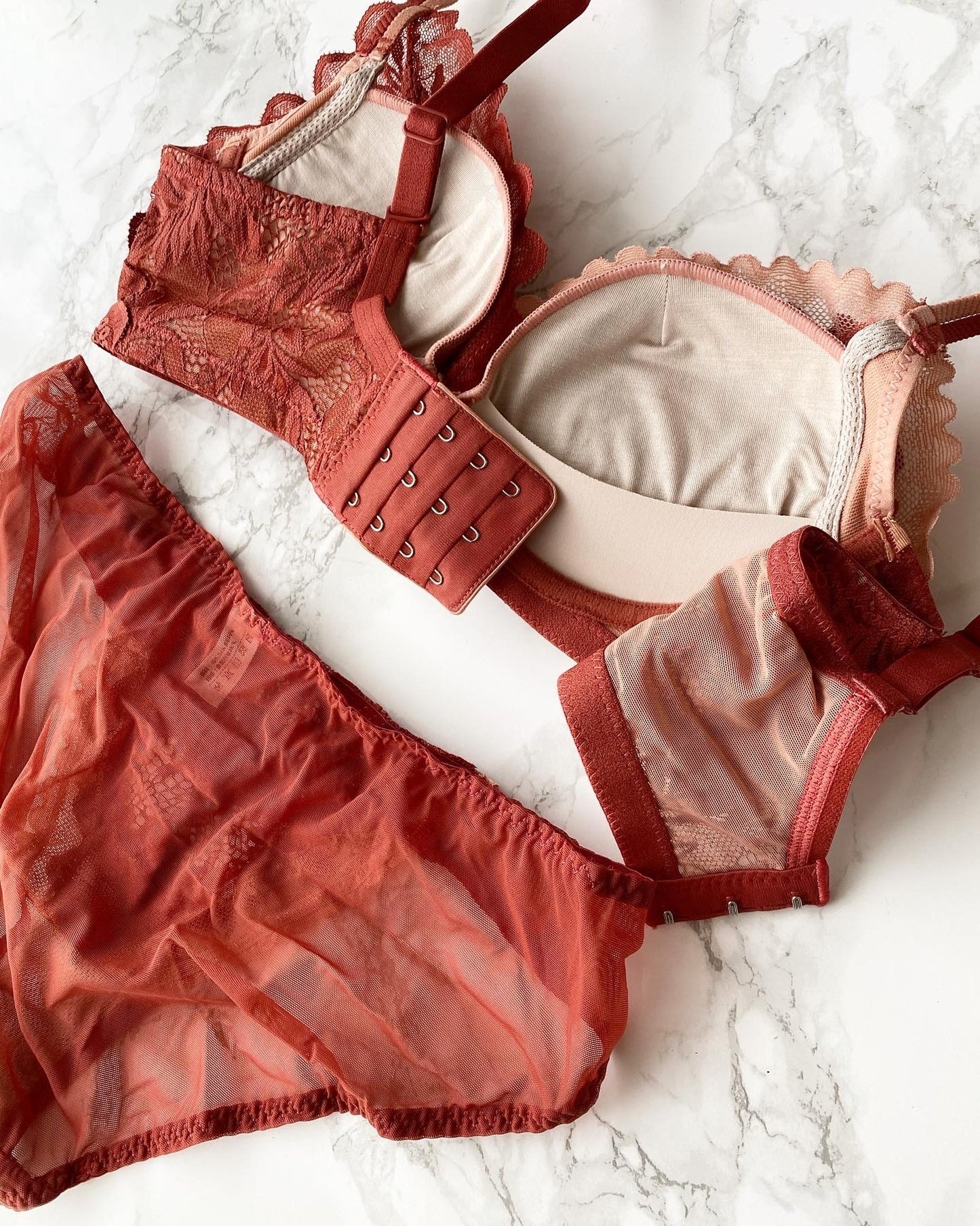 【即納】pink grapefruit bra set(10)
