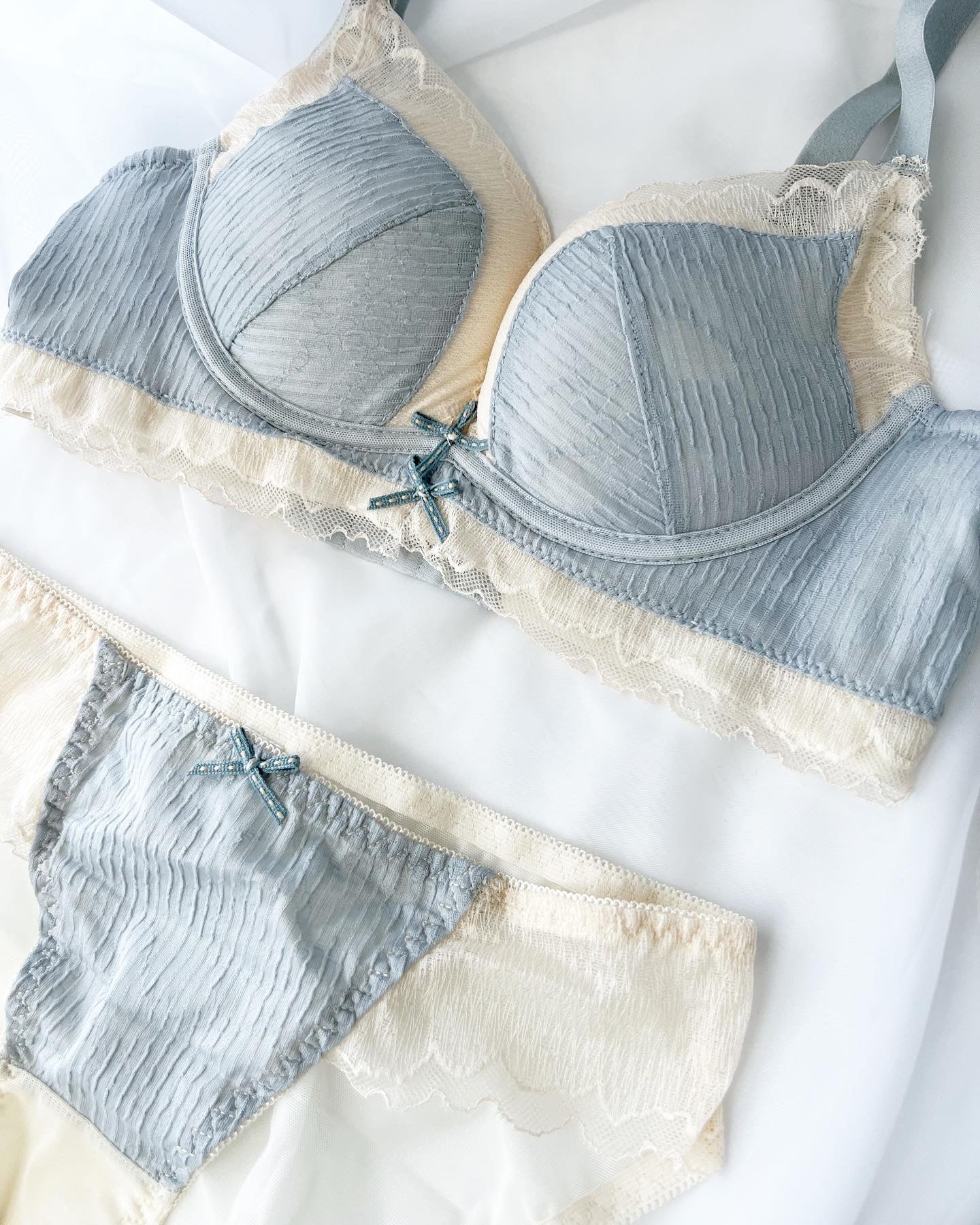 【即納】petit Blue bra set(7)