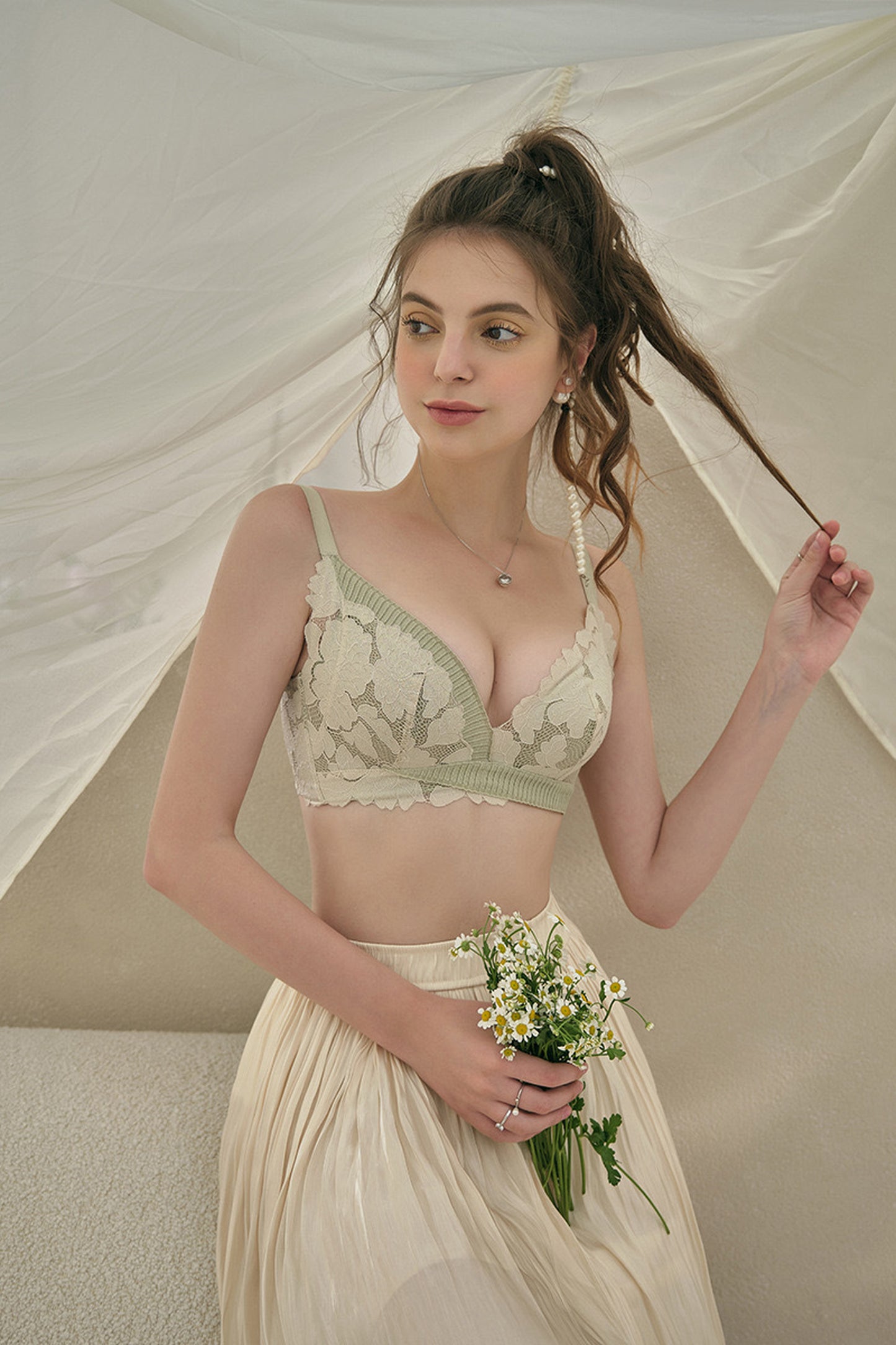 【即納】nuance green bra set （16）