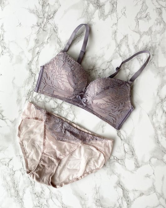 【即納】lavender bra set（12）