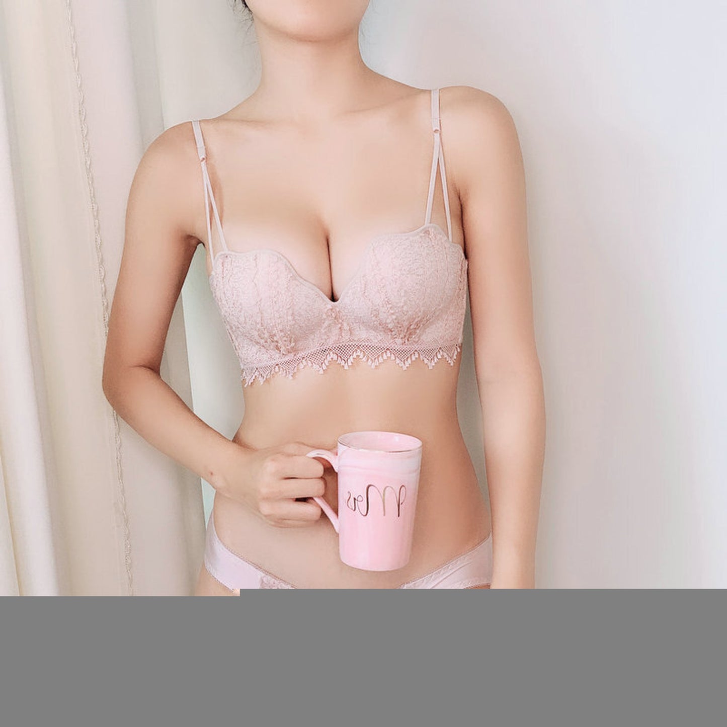 【即納】Baby pink bra set（8）