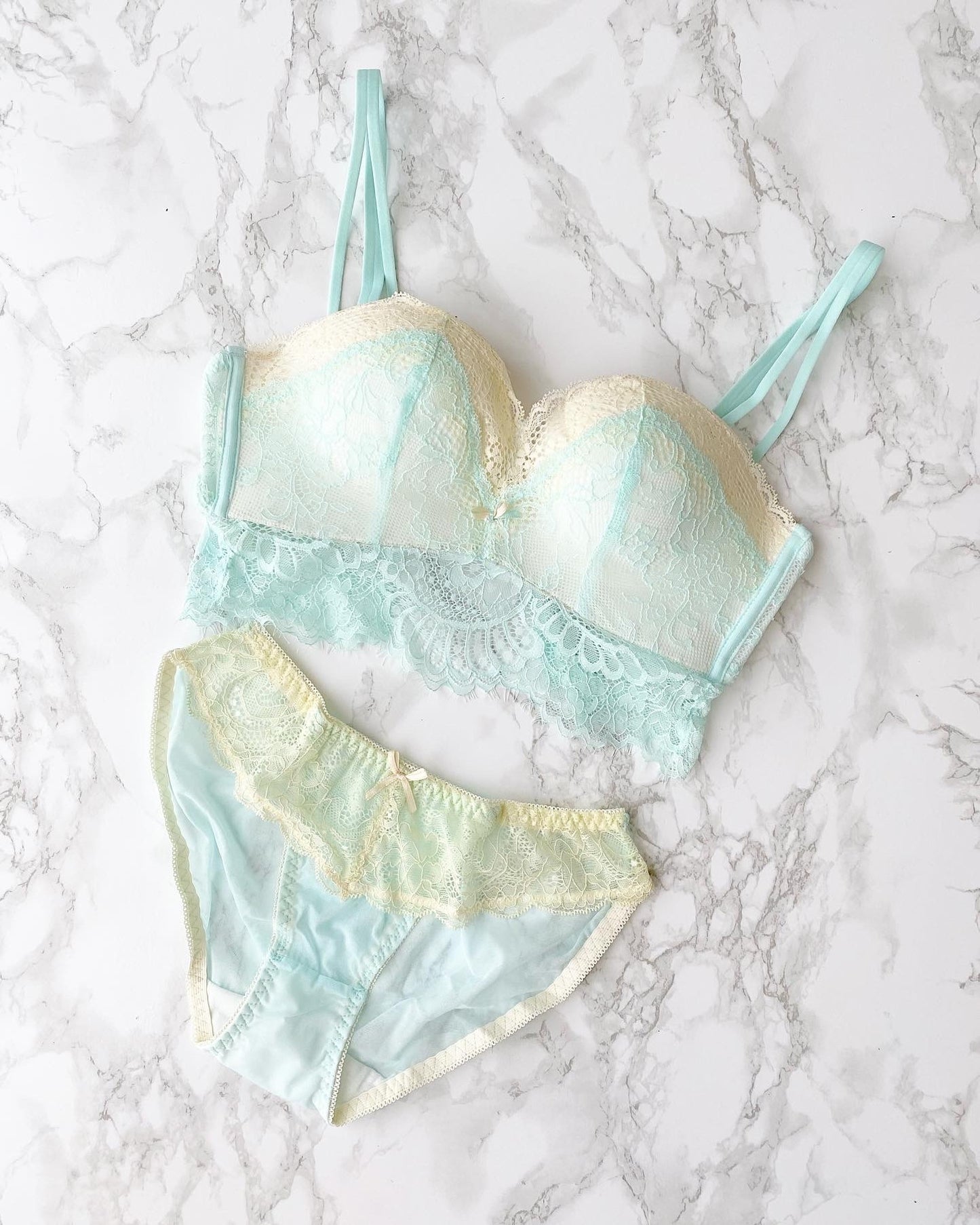 【即納】mint ivory bra set（9）